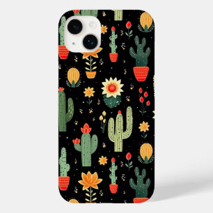 Coque Pour iPhone 14 Plus Cute Floral Cactus Motif