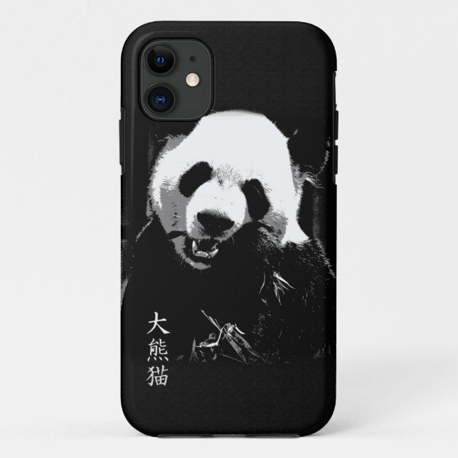 Coques Case-Mate iPhone Cute Giant Panda Bear Cub Manger Feuille Bambou (Dos)