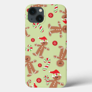 Case-Mate iPhone Case Cute Gingerbread Homme Festif Noël Candy Thème