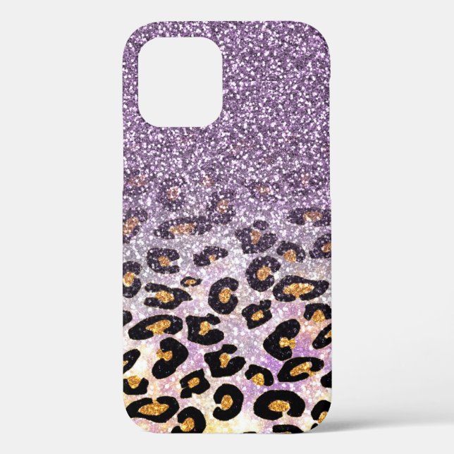 Coques Case-Mate iPhone Cute girly tendance violet faux parties scintillan (Verso)