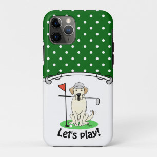 Case-Mate iPhone Case Cute Golf Yellow Labrador Retriever Chien