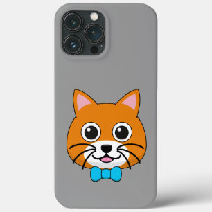 Case-Mate iPhone Case Cute Happy Ginger Cat avec Papillon