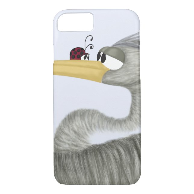 Coques Case-Mate iPhone Cute Heron et Ladybug (Dos)