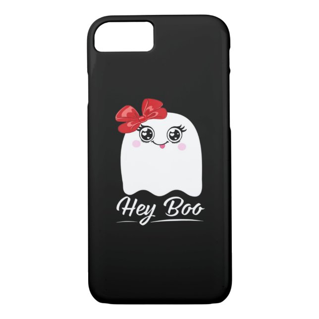 Coques Case-Mate iPhone Cute Hey Boo Halloween (Dos)