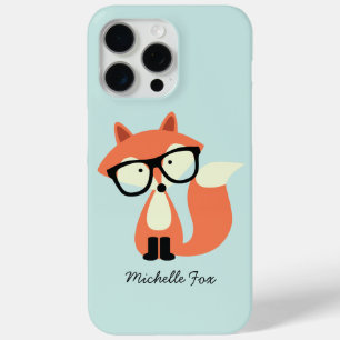 Coque iPhone 15 Pro Max Cute Hipster Red Fox