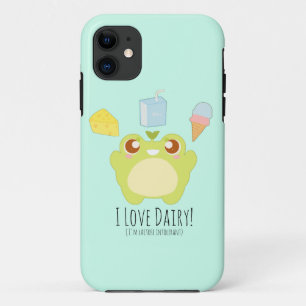 Case-Mate iPhone Case Cute I Love Dairy Traite Frog