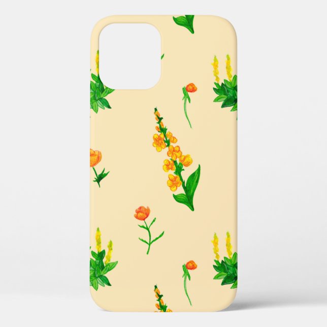 Coques Case-Mate iPhone Cute motif floral sans soudure avec illus dessiné  (Verso)