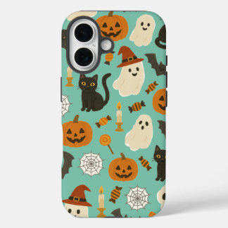 Coque Pour iPhone 16 Cute Motif Halloween