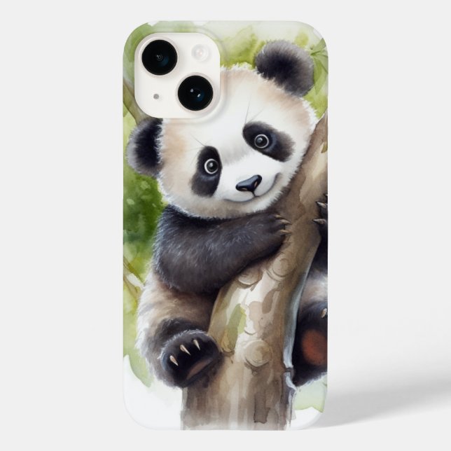 Coques Case-Mate iPhone Cute Ours Panda Dans L'Arbre (Verso)