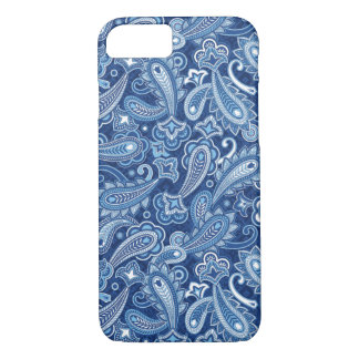 Case-Mate iPhone Case Cute Paisley Arrière - plan floral de la Marine