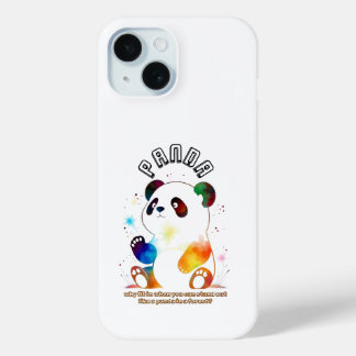 Coque Pour iPhone 15 Cute panda