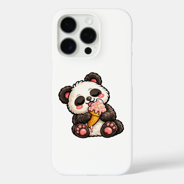 Coques Case-Mate iPhone Cute Panda Ice Cream (Verso)