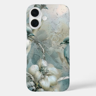 Coque Pour iPhone 16 Cute Pastel Safari Wild Whimsical Animaux Oiseaux