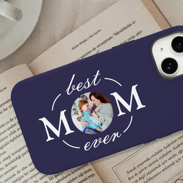 Coques Case-Mate iPhone Cute personnalisée Meilleure maman Jamais photo (Créateur téléchargé)