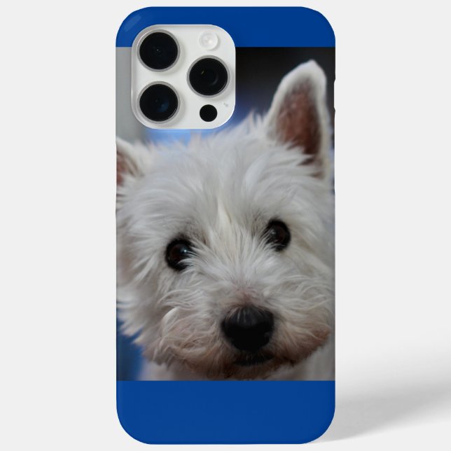 Coques Case-Mate iPhone Cute Pestie Westie White Terrier Dog Face (Verso)