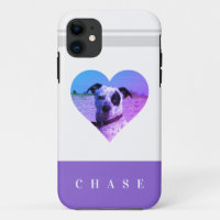 Cute Pet Lover Heart Ajouter Votre Nom Photo