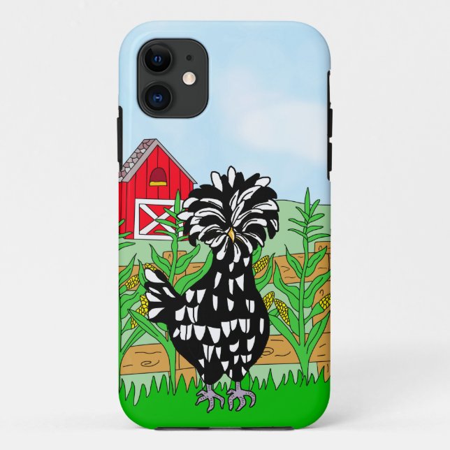Coques Case-Mate iPhone Cute polonaise poulet et ferme (Dos)