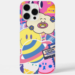 Coques iPhone 16 Pro Max Cute Retro Pastel esthétique Vintage Y2K/90's