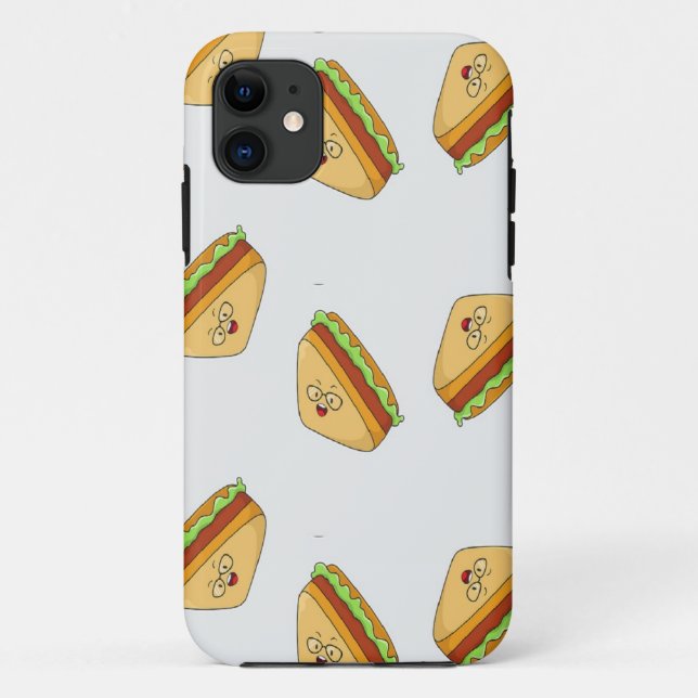Coques Case-Mate iPhone Cute sandwichs caractère motif (Dos)