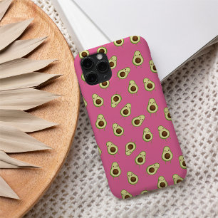 Coque Pour iPhone 16 Cute Smiling Kawaii Avocado Motif