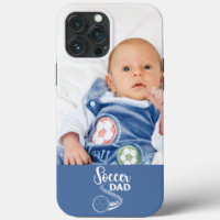 Cute Soccer Papa Fête des pères Nouveau papa bébé