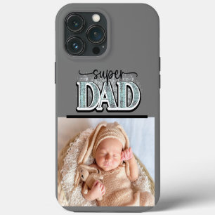 Case-Mate iPhone Case Cute Super Papa Fête des pères Nouveau Père Baby P