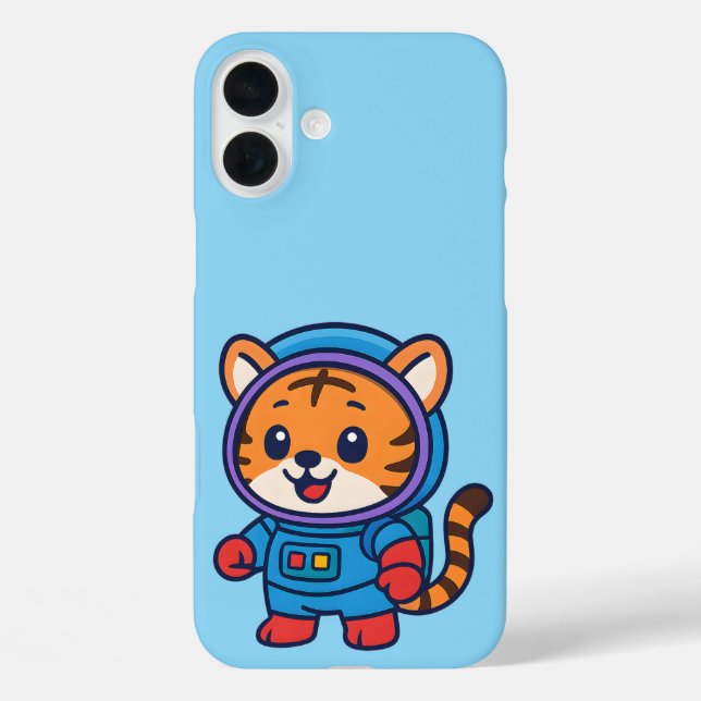 Coques Case-Mate iPhone Cute Tiger Astronaut Téléphone Boîtier tous appare (Verso)