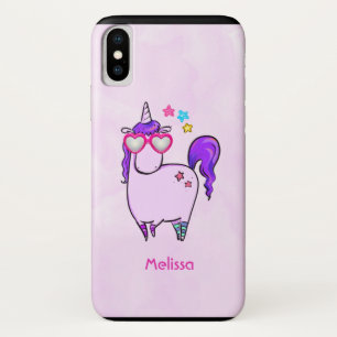 Case-Mate iPhone Case Cute Unicorne dans les lunettes en forme de coeur