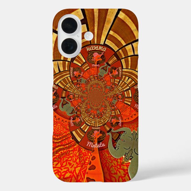 Coques Case-Mate iPhone Cute unique Giraffe Animal Hakuna Matata Design (Verso)