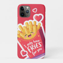 Cute Valentine French Fries Pun