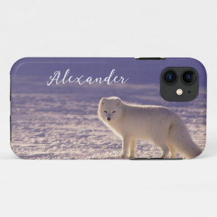 Case-Mate iPhone Case Cute White Arctic Fox neige hiver Photographie