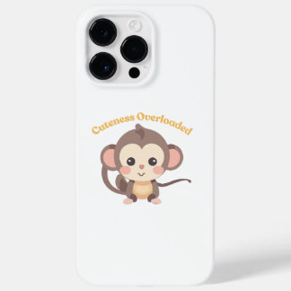 Coque Pour Pour iPhone 14 Pro Max Cuteness Surchargé : Singe
