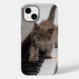 Coque Pour iPhone 14 Cutest Baby Animals   Kitten on Piano