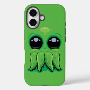 Coque Pour iPhone 16 Cuthulhu Mignon Visage de Cthulhu