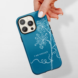 Coque Pour Pour iPhone 14 Pro Max Cyanotype Bleu Botanique Floral Personnalisé