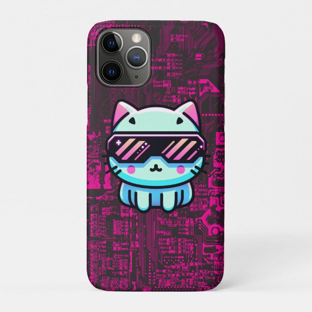 Coques Case-Mate iPhone Cyber chat (Dos)