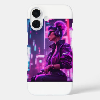 Coque Pour iPhone 16 Cyber fille