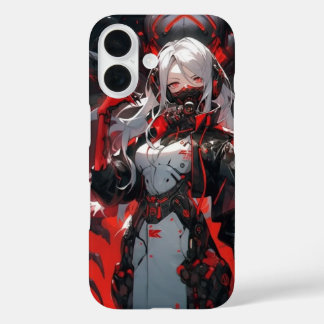 Coque Pour iPhone 16 Cyber-guerrier