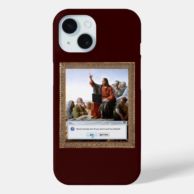 Coques Case-Mate iPhone Cyber Sermon drôle (Verso)