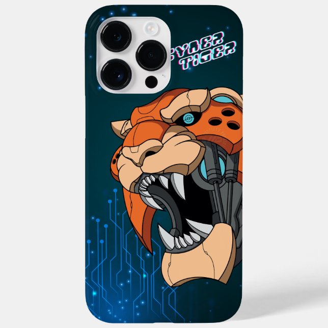 Coques Case-Mate iPhone Cyber Tiger | (Verso)