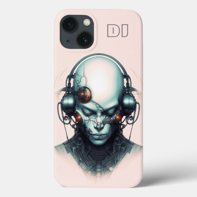 Coques Case-Mate iPhone Cyborg Cyberpunk Dj (Verso)