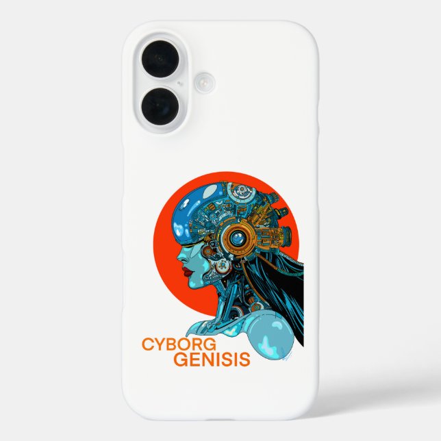 Coques Case-Mate iPhone Cyborg Genesis: The Birth of Steel & Soul (Verso)
