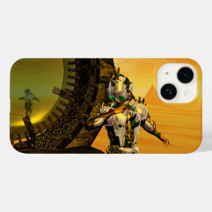 Coque Pour iPhone 14 CYBORG TITAN, DÉSERT HYPERION Science-fiction Scif