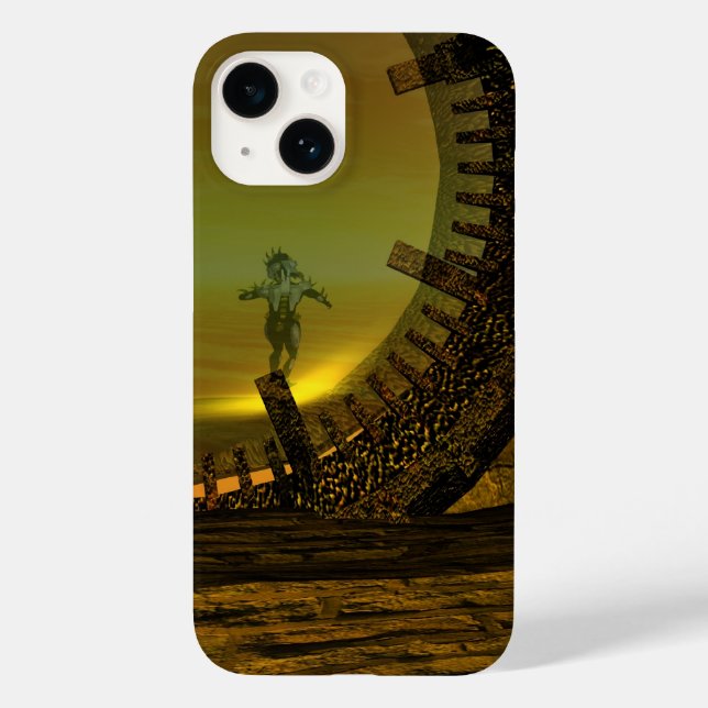 Coques Case-Mate iPhone CYBORG TITAN, DÉSERT HYPERION Science-fiction Scif (Verso)