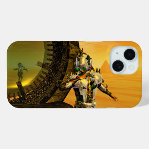 Coque Pour iPhone 15 CYBORG TITAN, DÉSERT HYPERION Science-fiction Scif