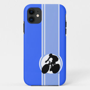 Coque iPhone 11 Cyclisme bleu