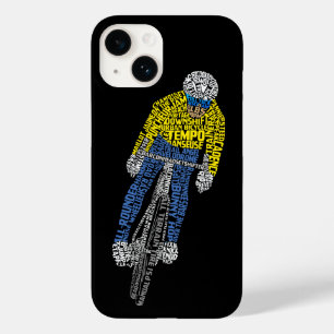 Coque Pour iPhone 14 Cycliste Word Art Vélo Cyclisme