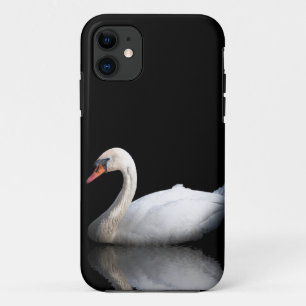 Case-Mate iPhone Case Cygne blanc sur noir