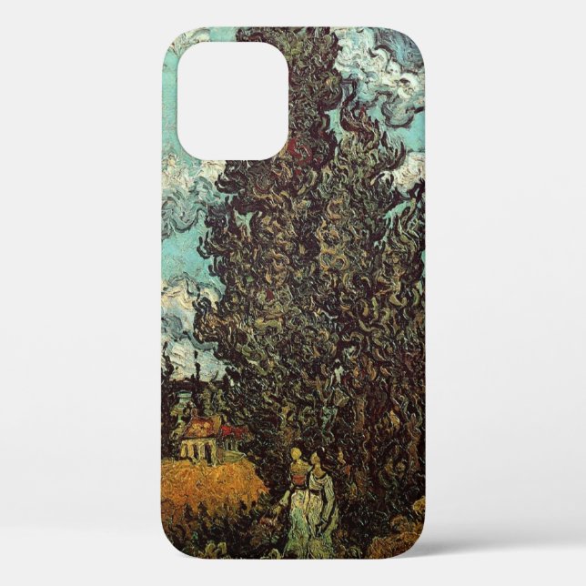 Coques Case-Mate iPhone Cyprès et deux femmes par Vincent van Gogh (Verso)