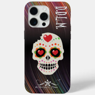Coque iPhone 15 Pro Max D.D.L.M. Calavera